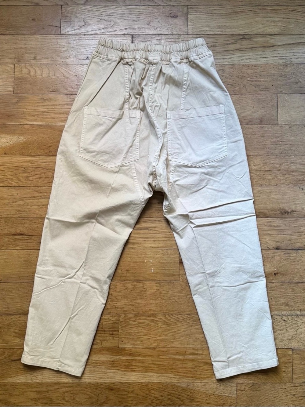 Nili Lotan ‘Casablanca’ with drawstring pant in almond color (size: XS)